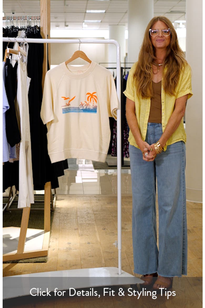 High Tide Short Sleeve Pima Cotton Terry Sweatshirt video