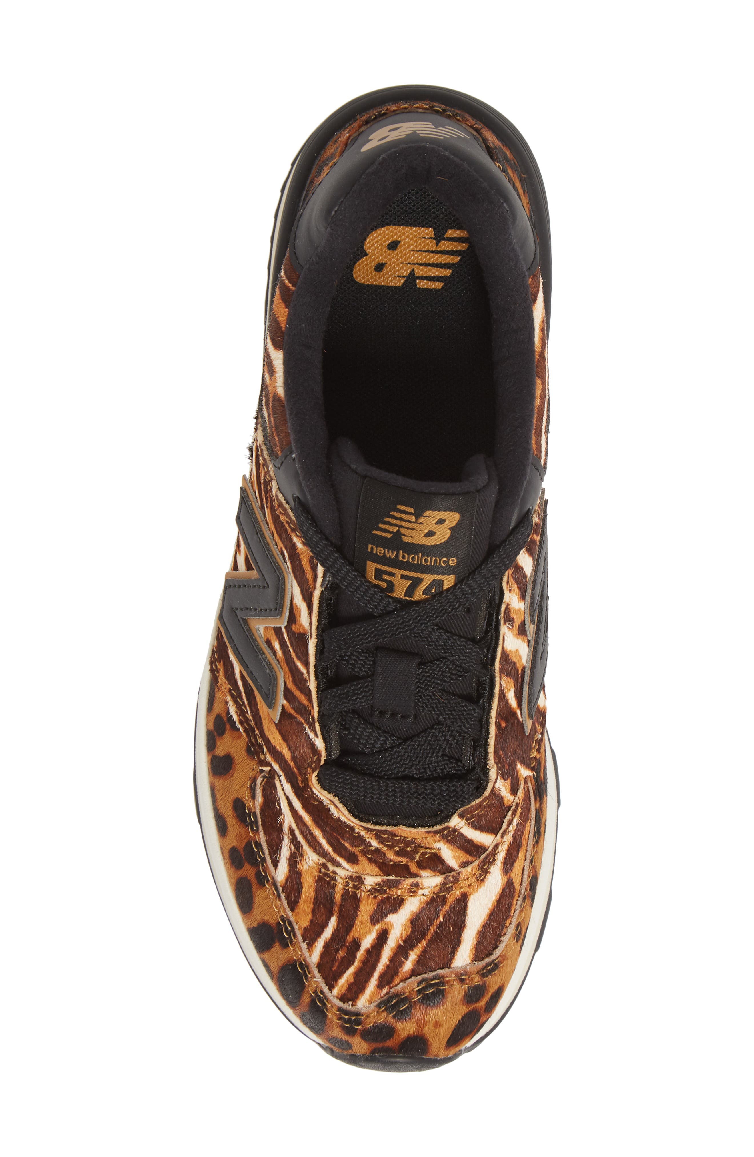 New Balance 574 Genuine Calf Hair Sneaker, Alternate, color, 