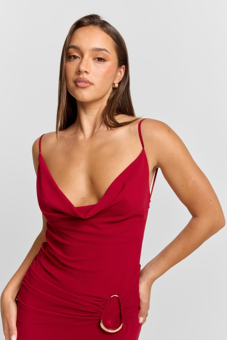 Odette Maxi Dress, Alternate, color, Red