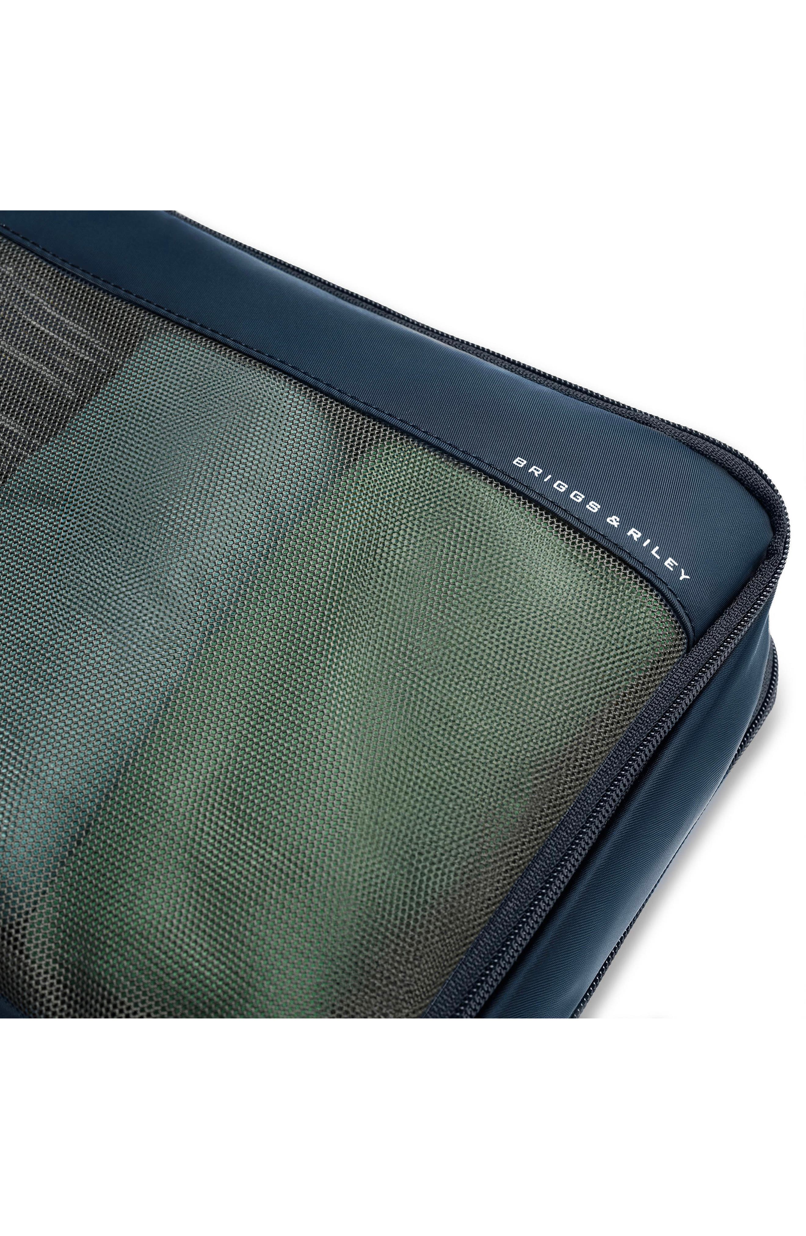 Briggs & Riley 3-Piece Carry-On Compression Packing Cubes, Alternate, color, Navy