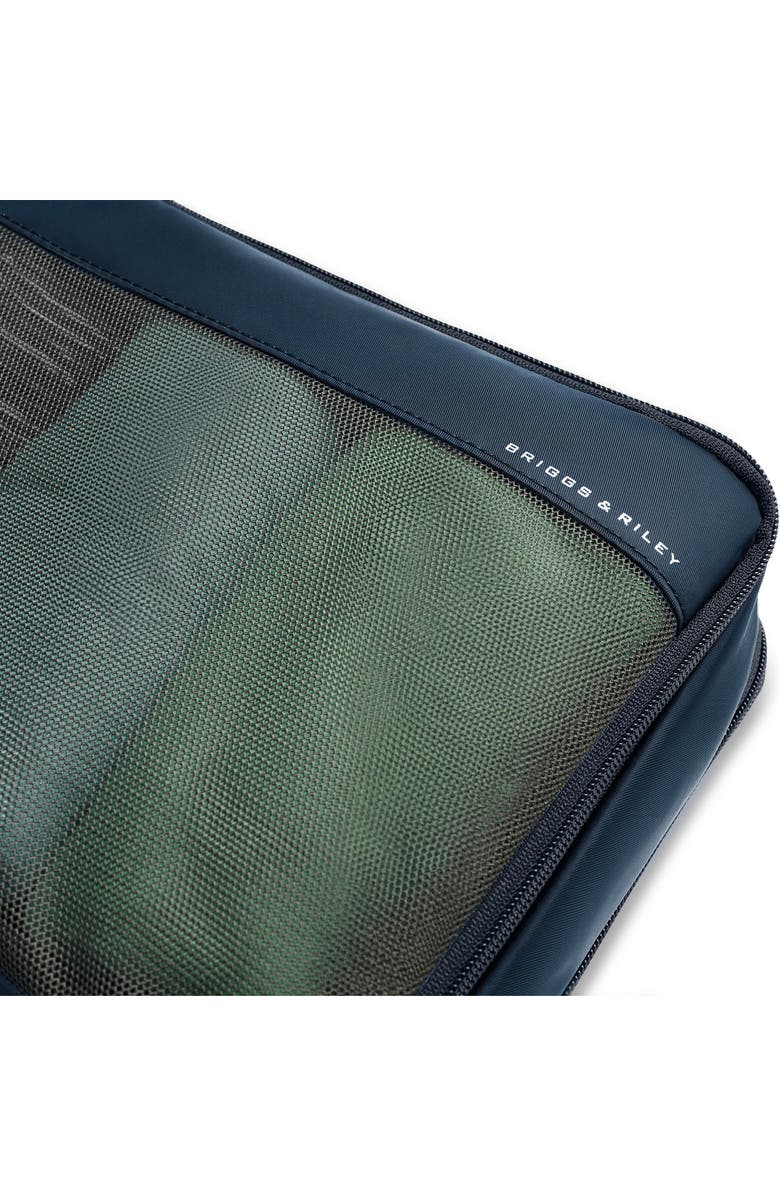 Briggs & Riley 3-Piece Carry-On Compression Packing Cubes, Alternate, color, Navy