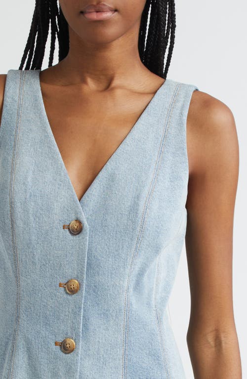 Veronica Beard Lou A-line Denim Dress In Blue