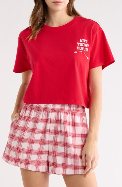 Boxy Crop Sleep T-Shirt