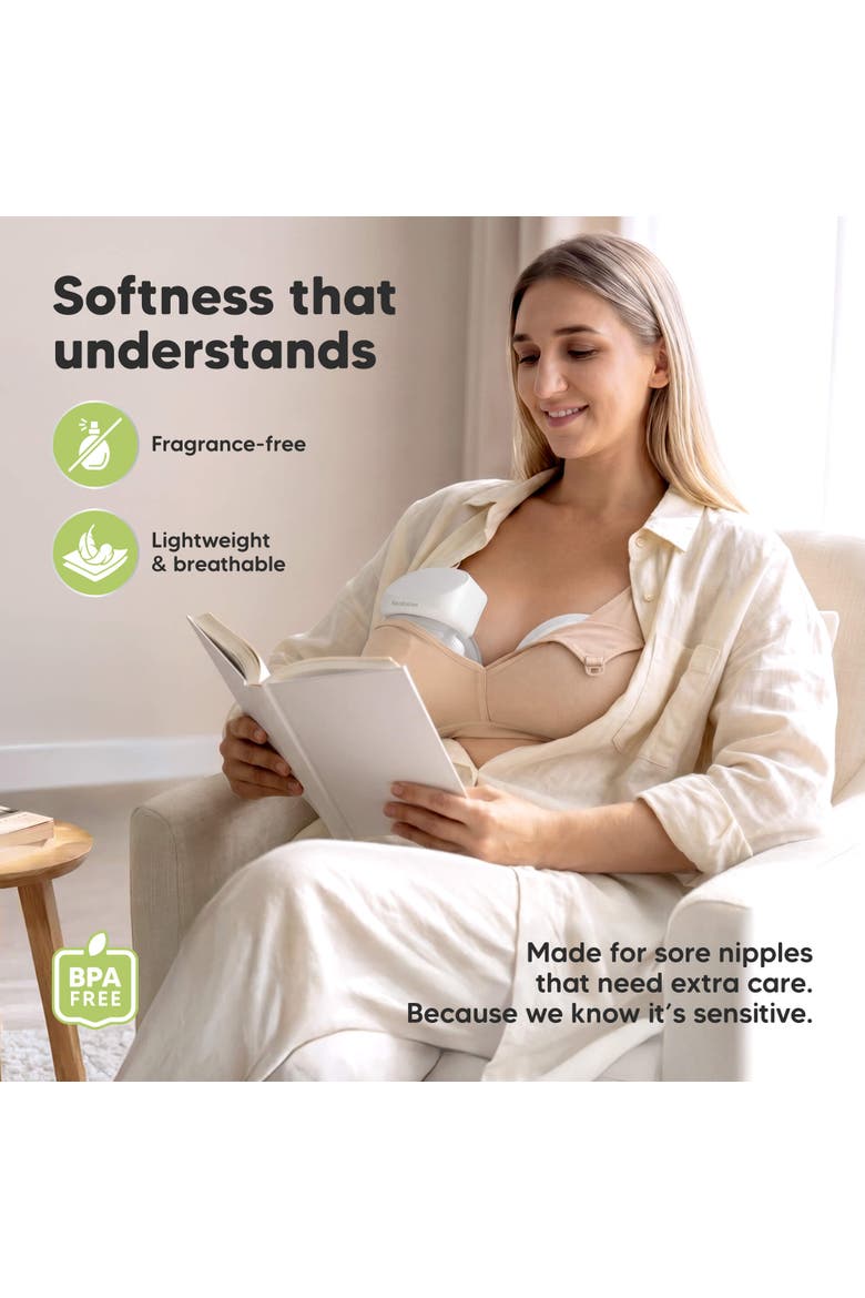 Comfy Dry Disposable Nursing Pads, Alternate, color, White