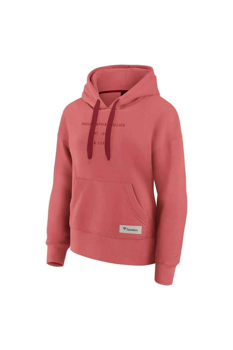 Women's Fanatics Red Philadelphia Phillies Elements Future Ground Subtle Tonal Pullover Hoodie, Alternate, color, Red