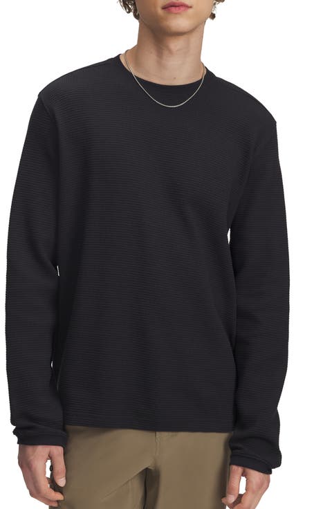 Expanse Waffle Crewneck Long Sleeve T-Shirt