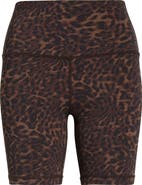 MPG Cloud Leopard Print Bike Shorts