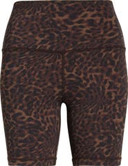 MPG Cloud Leopard Print Bike Shorts