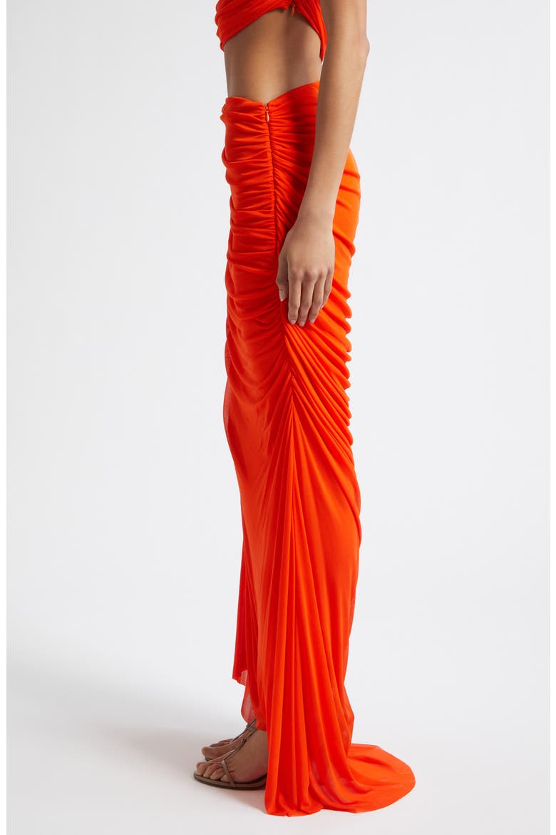 Cleo Skirt, Alternate, color, ORANGE CRUSH
