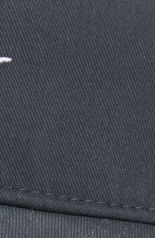 Nike Kids' Embroidered Swoosh Baseball Cap In Gray