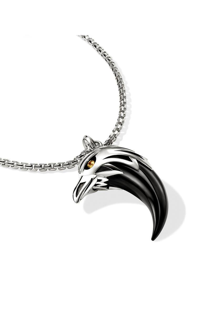 John Hardy Men's Legends Eagle Pendant Necklace, Alternate, color, Silver