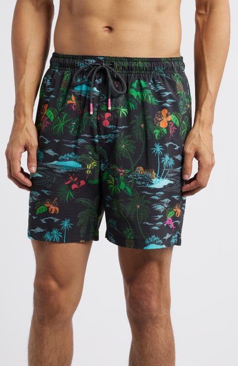Naples Neon Shores Swim Trunks