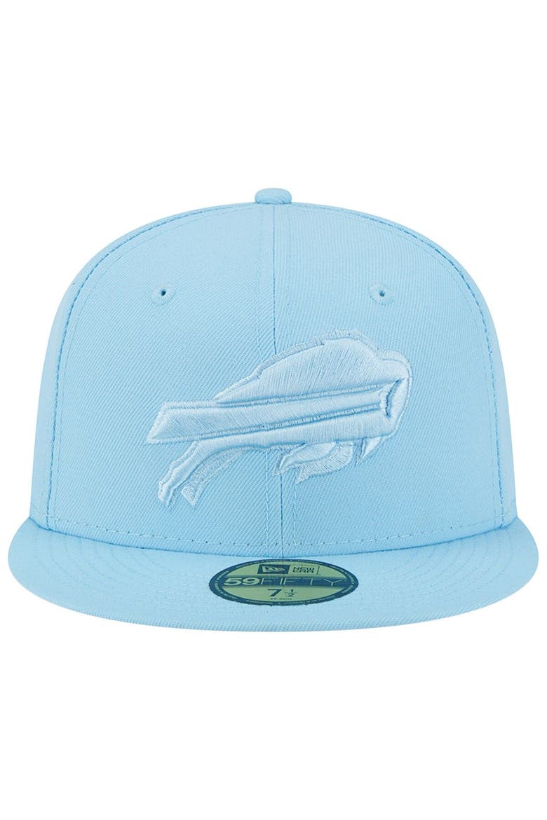 Men's New Era Light Blue Buffalo Bills Color Pack Brights 59FIFTY Fitted Hat, Alternate, color, Light Blue