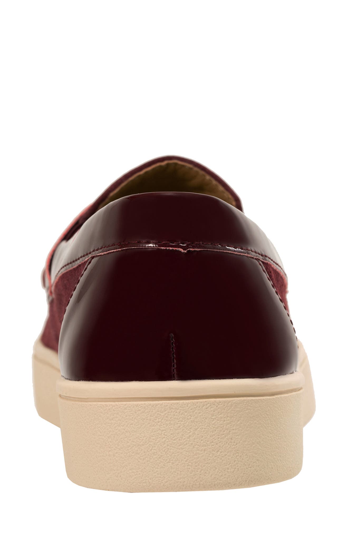 Malibu Kiltie Leather Slip-On Sneaker, Alternate, color, PORT ROYALE