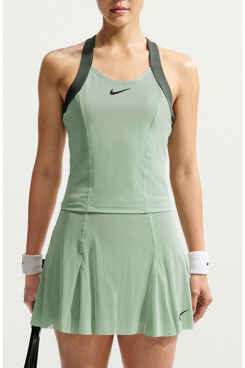Court Slam Dri-FIT Tank, Main, color, STEAM/ BLACK SPRUCE/ BLACK