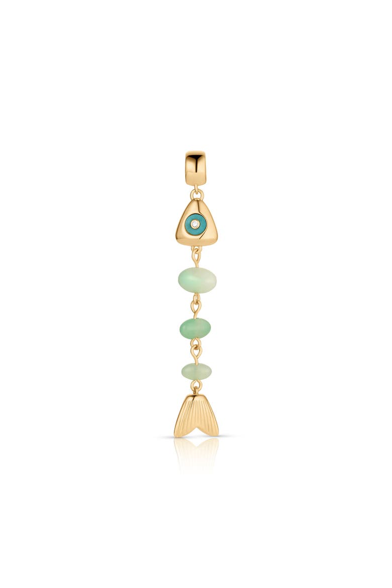 La Pez Bail Charm, Main, color, CHRYSOPRASE