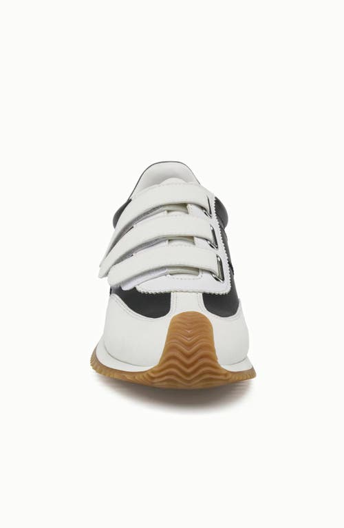 Jslides Footwear Lyla Sneaker In White Black