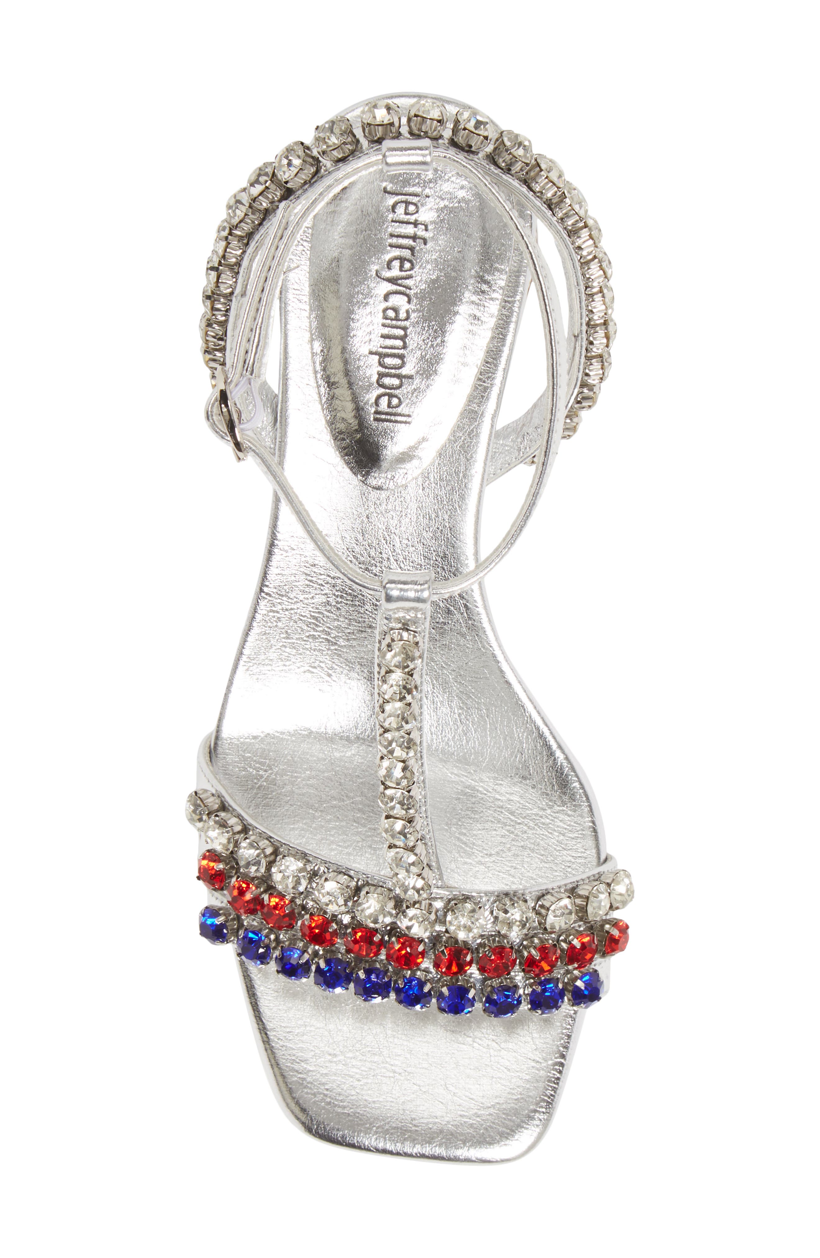 Jeffrey Campbell Reyn Jewel T-Strap Sandal, Alternate, color, 