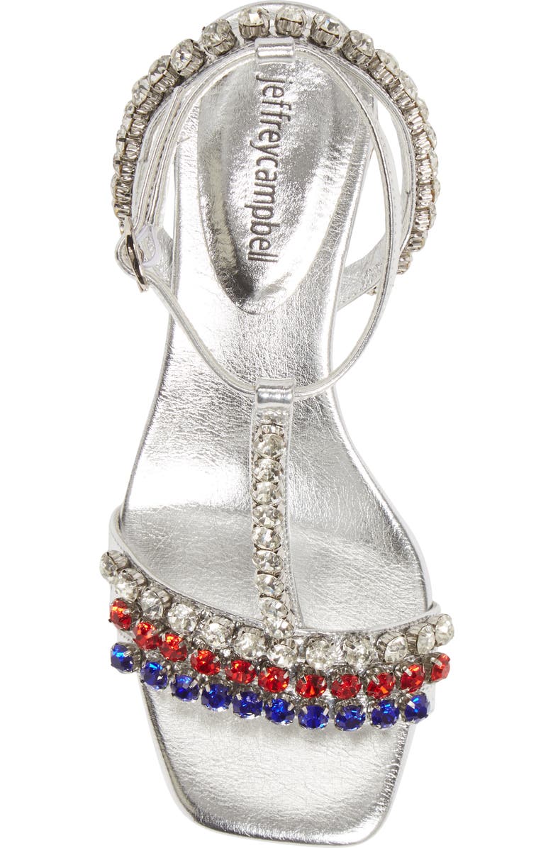 Jeffrey Campbell Reyn Jewel T-Strap Sandal, Alternate, color,