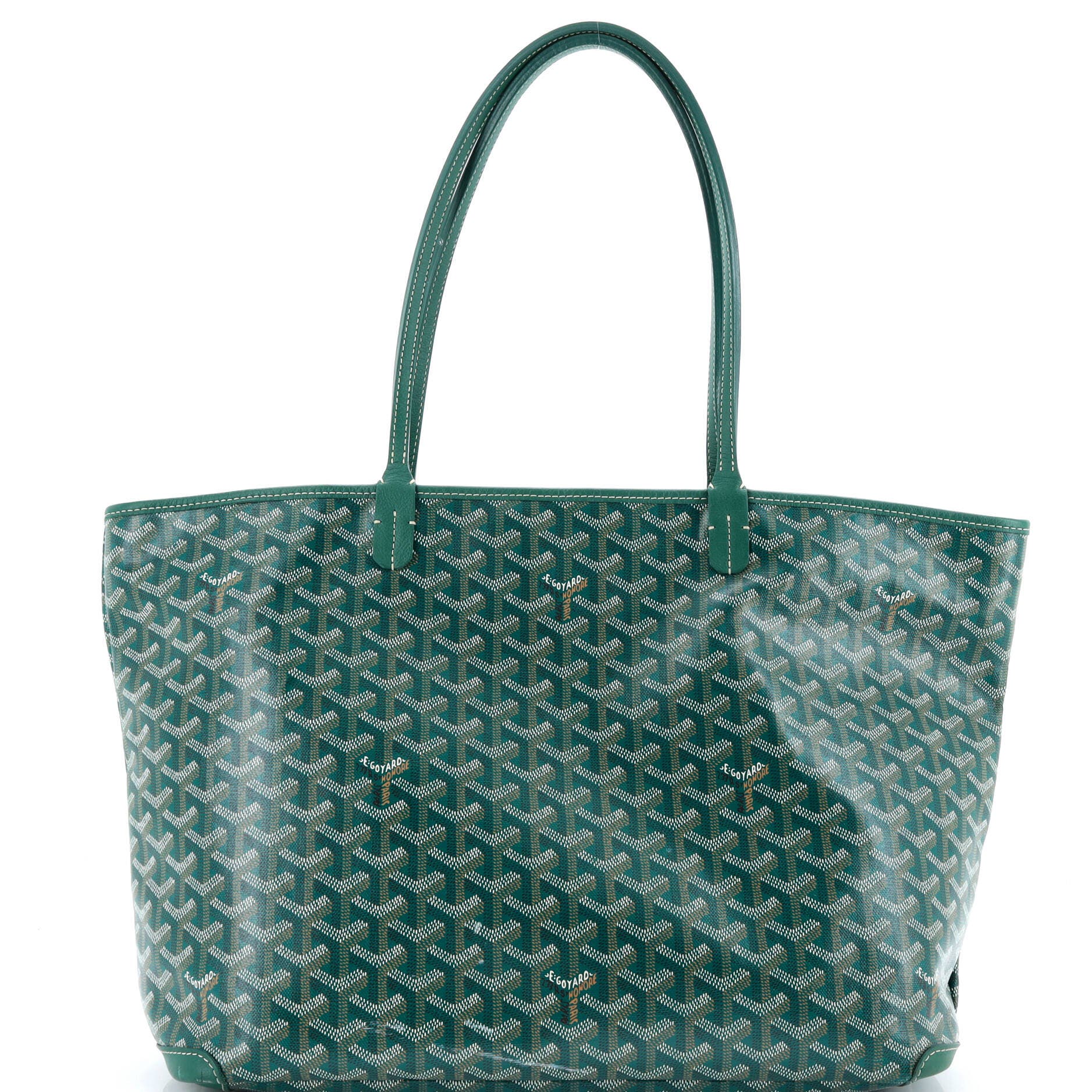 Pre-Owned Goyard Artois Tote Coated Canvas GM, Main, color, Green