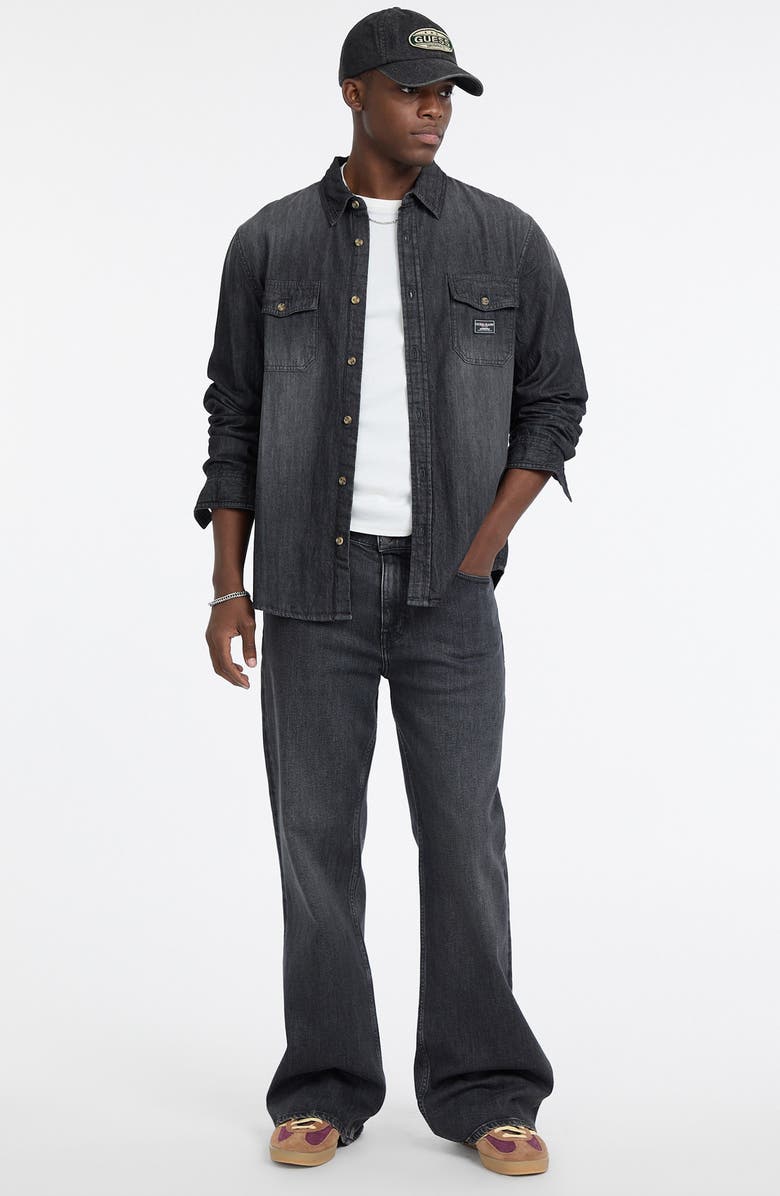 GUESS JEANS Relaxed Bootcut Jeans, Alternate, color, Gjbd-Light