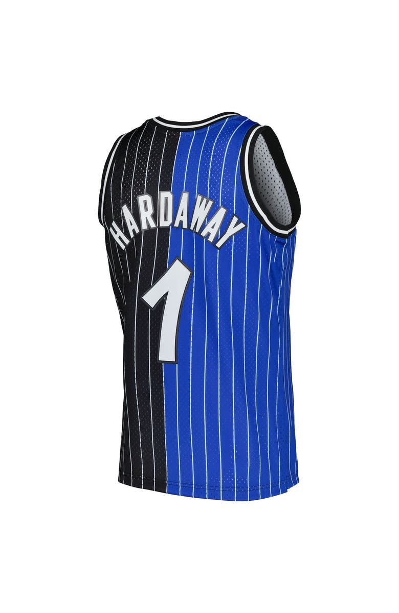 Mitchell & Ness Men's Mitchell & Ness Penny Hardaway Blue/Black Orlando Magic Hardwood Classics 1994/95 Split Swingman Jersey, Alternate, color, Blue