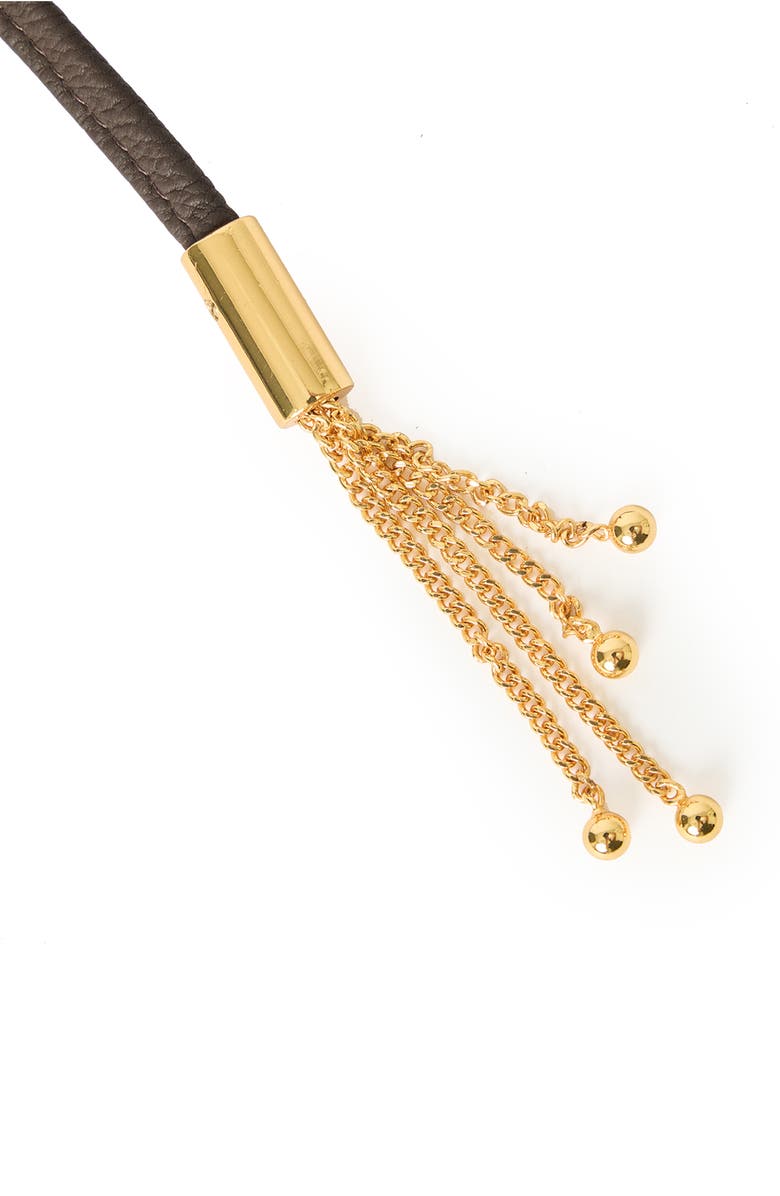 B-Low the Belt Melrose Wrap Belt, Alternate, color, Chocolate Gold