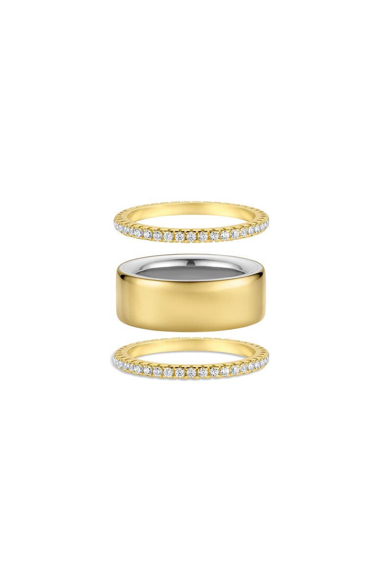 Set & Stones Aurora Smart Ring Stacking Set, Alternate, color, Gold