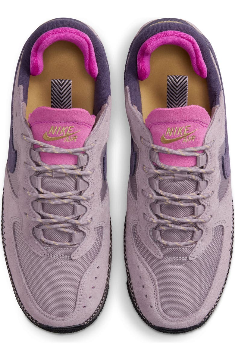 Nike Air Force 1 Wild Sneaker, Alternate, color, Light Violet Ore/ Dark Raisin
