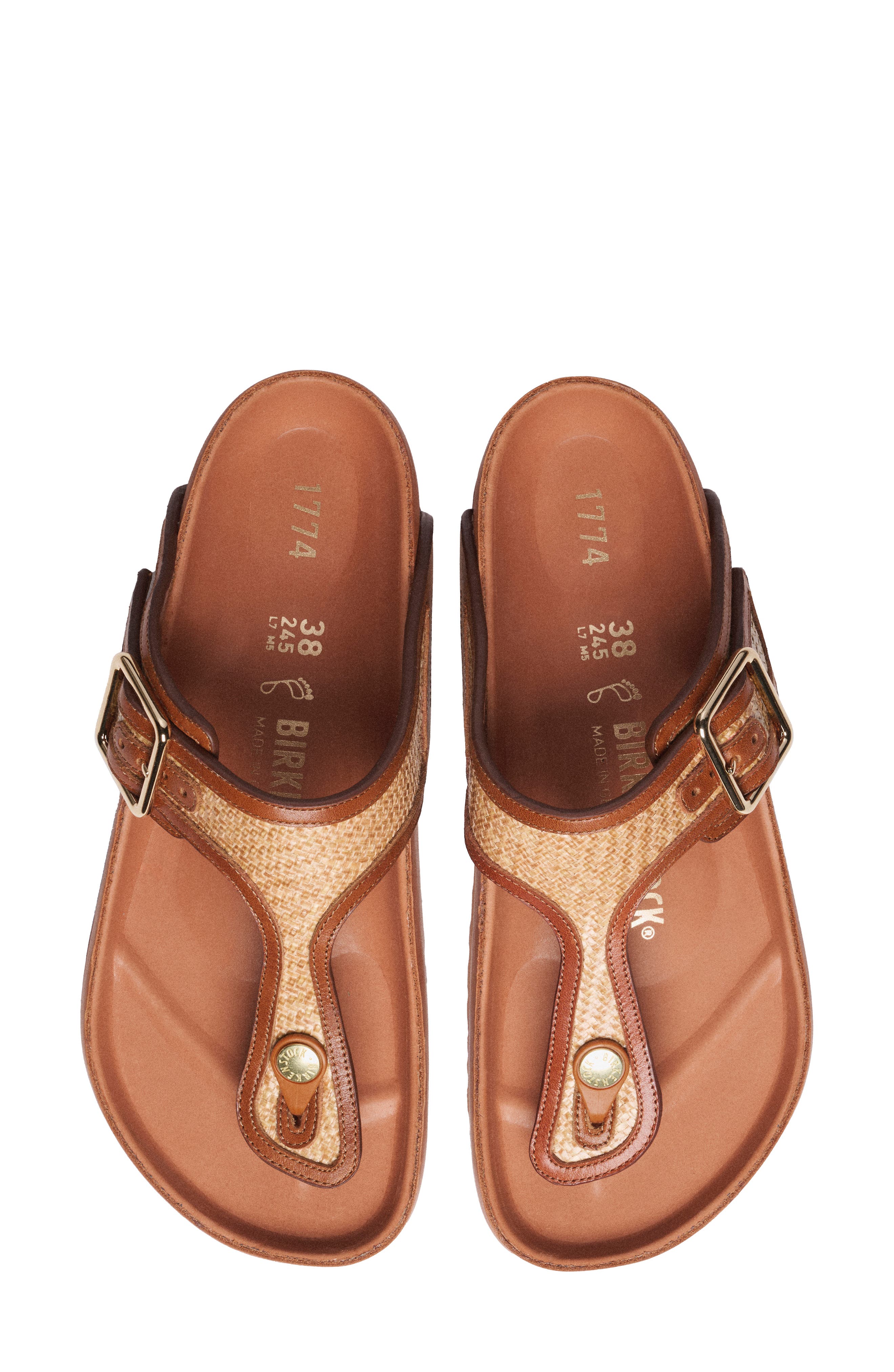 Gizeh Framed Raffia Sandal, Alternate, color, BROWN
