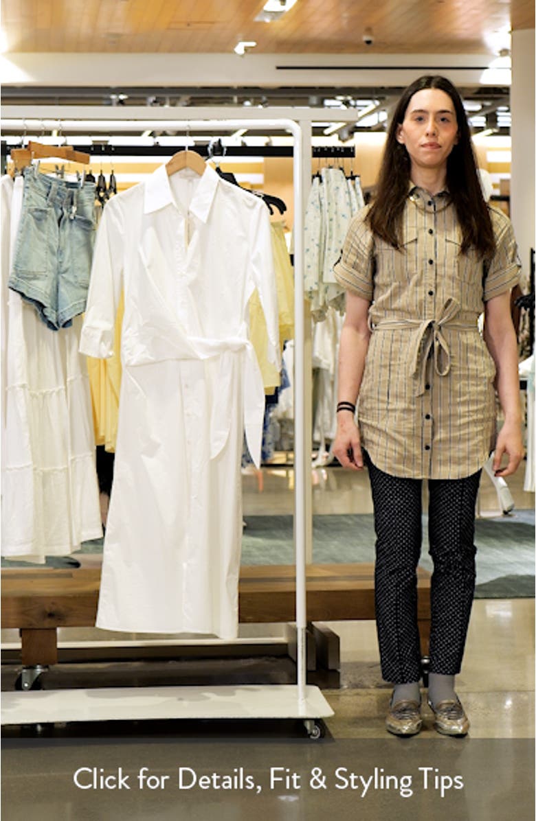 The Well Mannered Tie Waist Shirtdress, sales video thumbnail