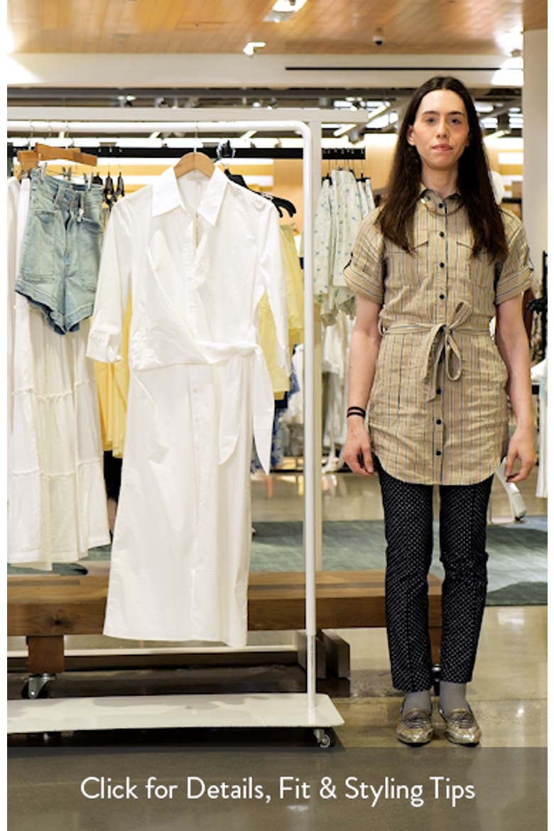 The Well Mannered Tie Waist Shirtdress video