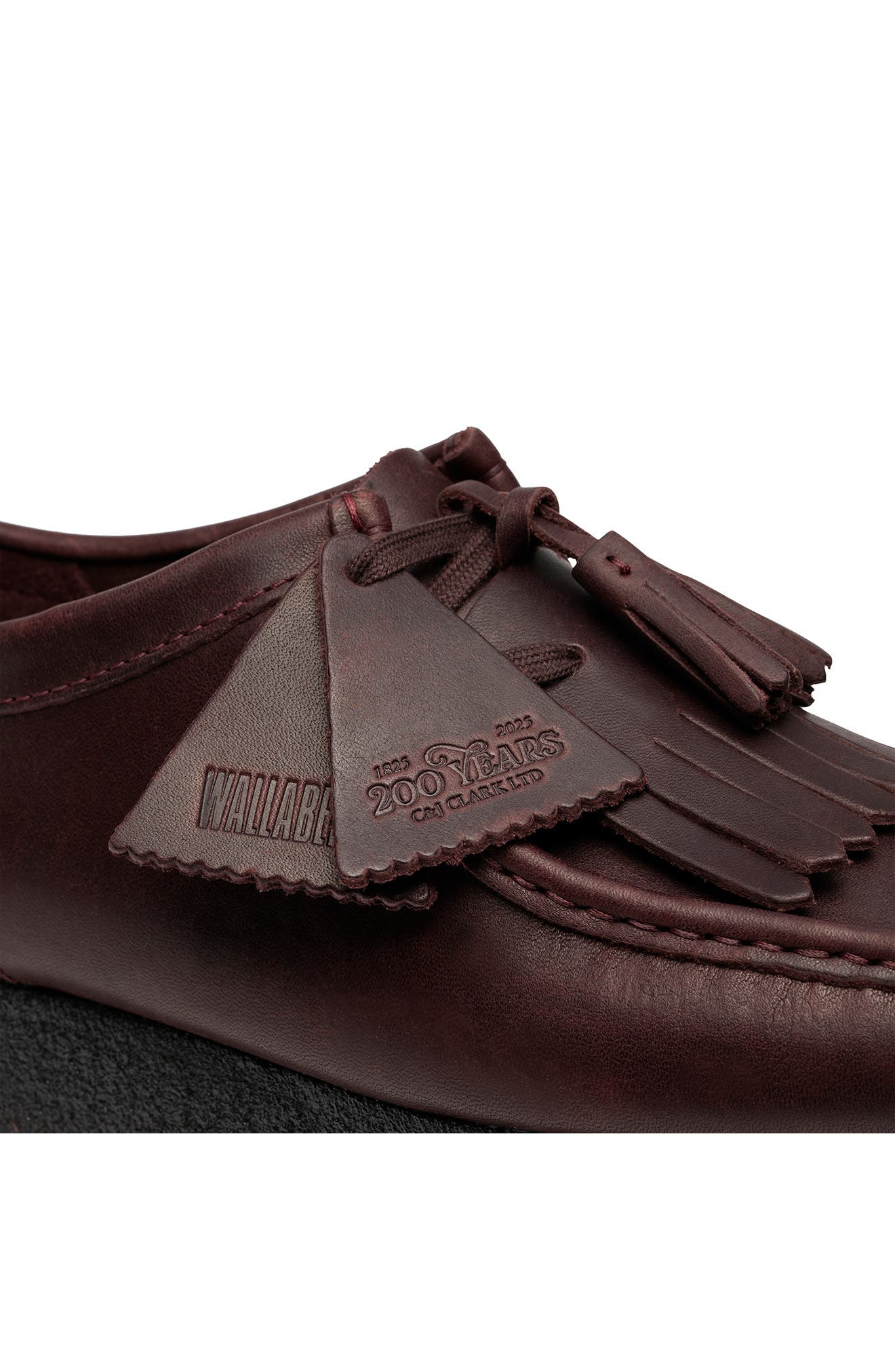 Clarks<sup>®</sup> Originals Wallabee Kiltie Chukka Boot, Alternate, color, Purple Grape Lea