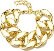 Adornia Lightweight Chunky Chain Bracelet