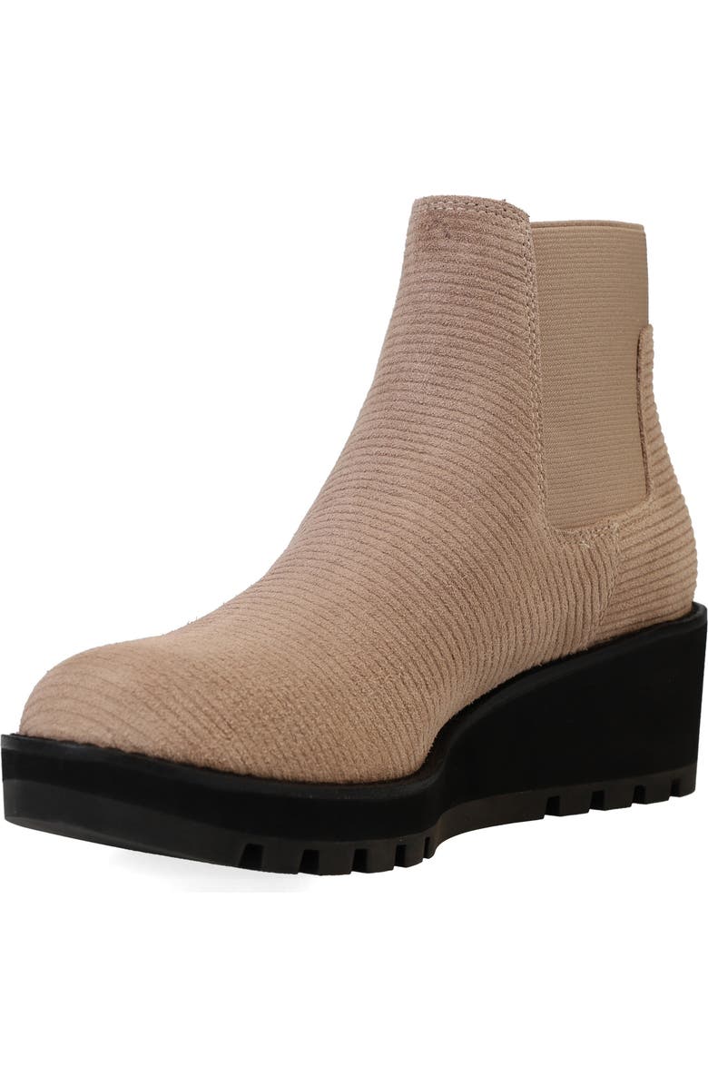Eileen Fisher Chelsea Wedge Bootie, Alternate, color, Taupe