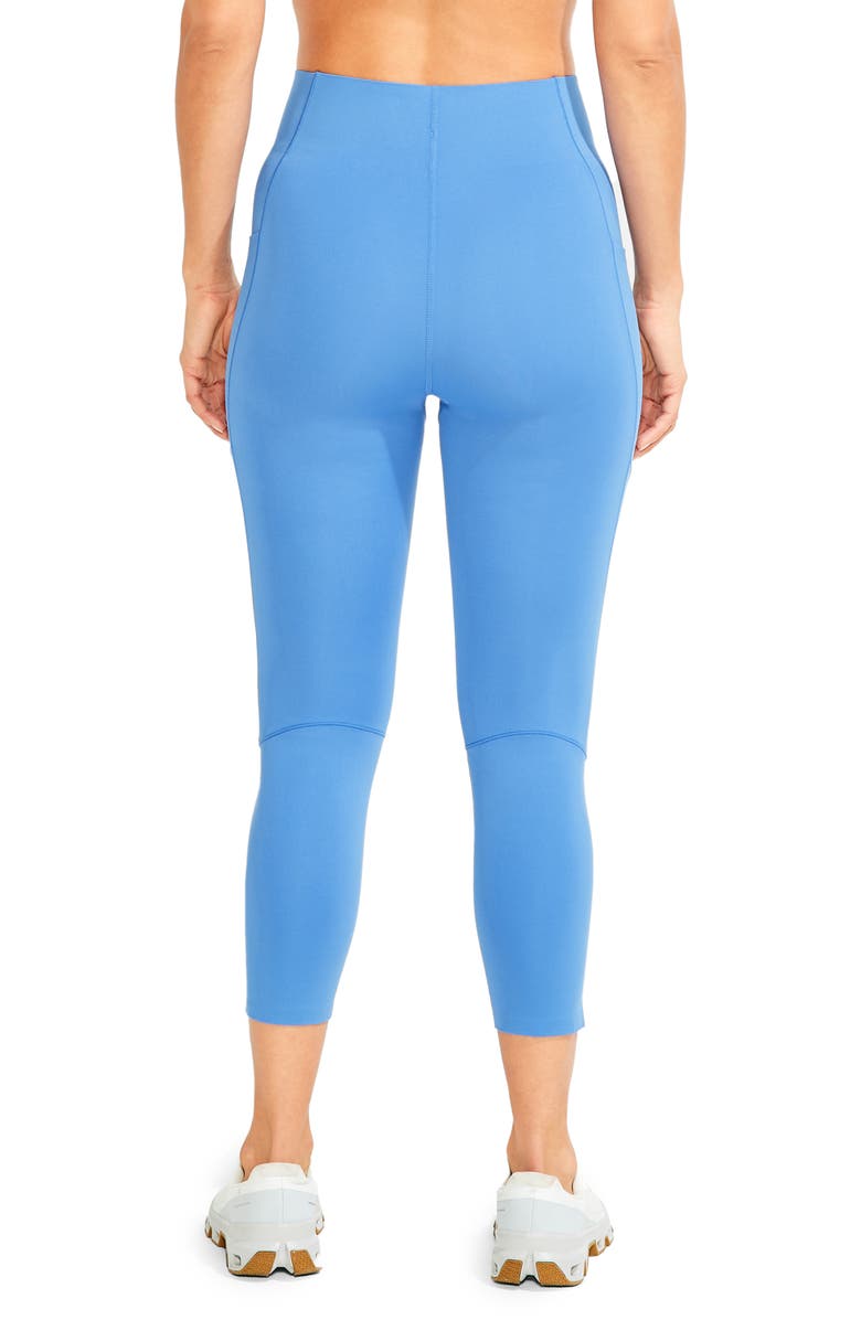 NIC+ZOE Pocket Crop Compression Leggings, Alternate, color, 