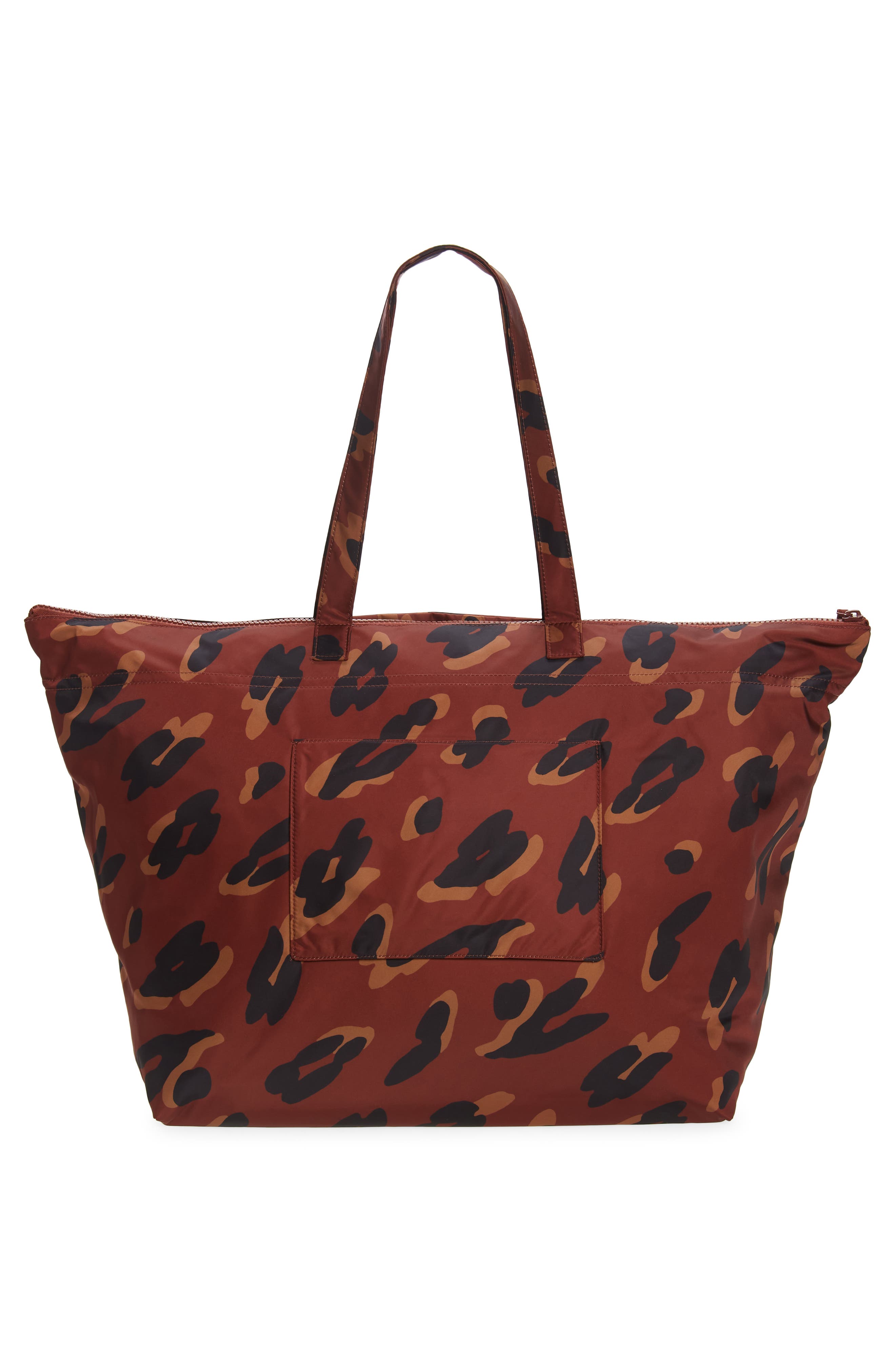 Madewell The Resourced Painted Leopard Weekend Bag, Alternate, color, 