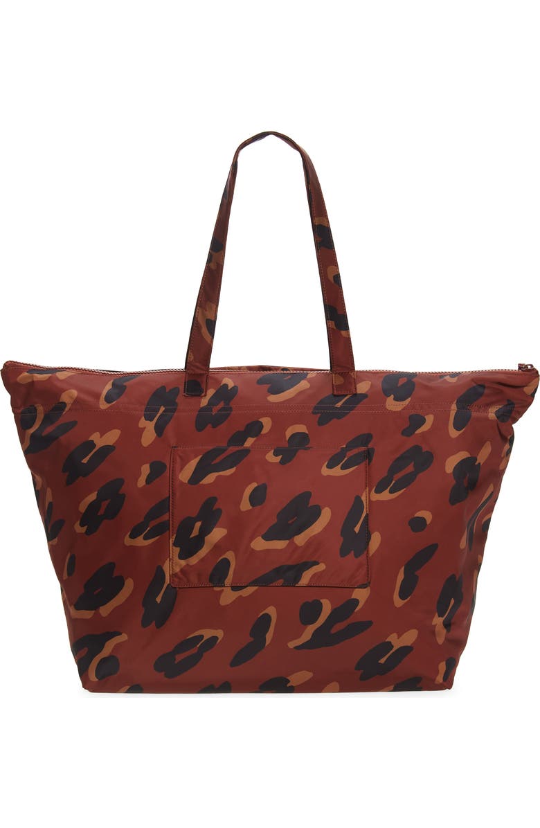 Madewell The Resourced Painted Leopard Weekend Bag, Alternate, color,