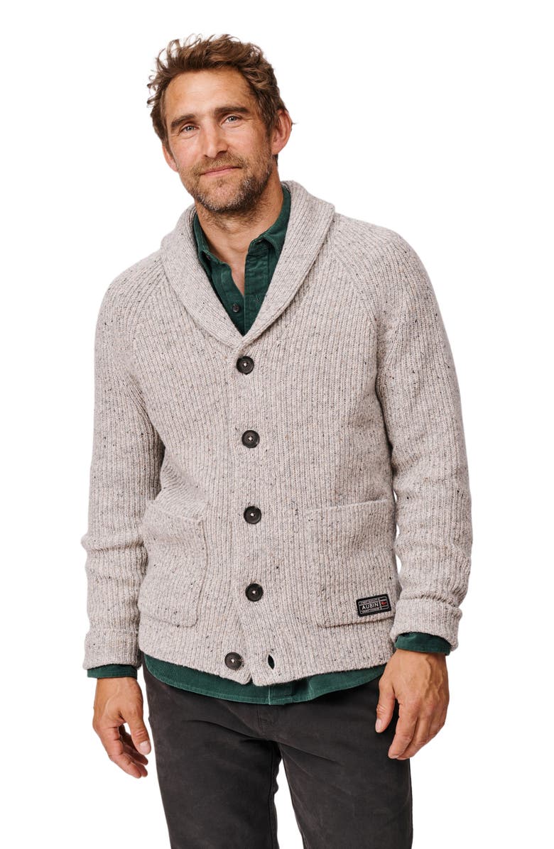 Aubin Studham Shawl Collar Cardigan, Main, color, 