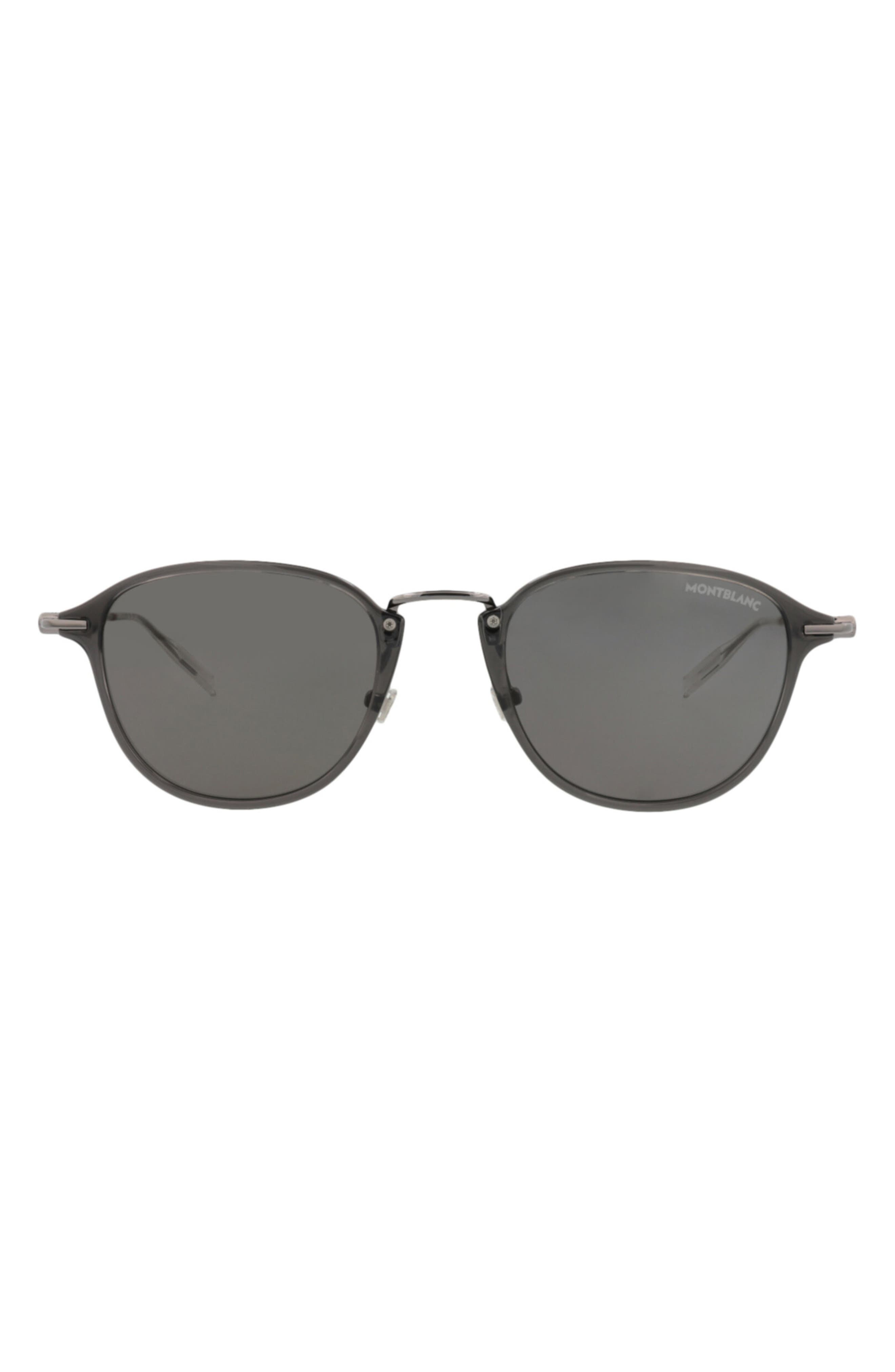 Montblanc 51mm Round Sunglasses