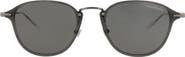 Montblanc 51mm Round Sunglasses