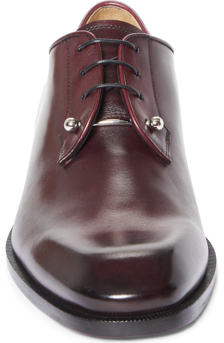 Christian Louboutin Chambeliss Derby, Alternate, color, Oxblood