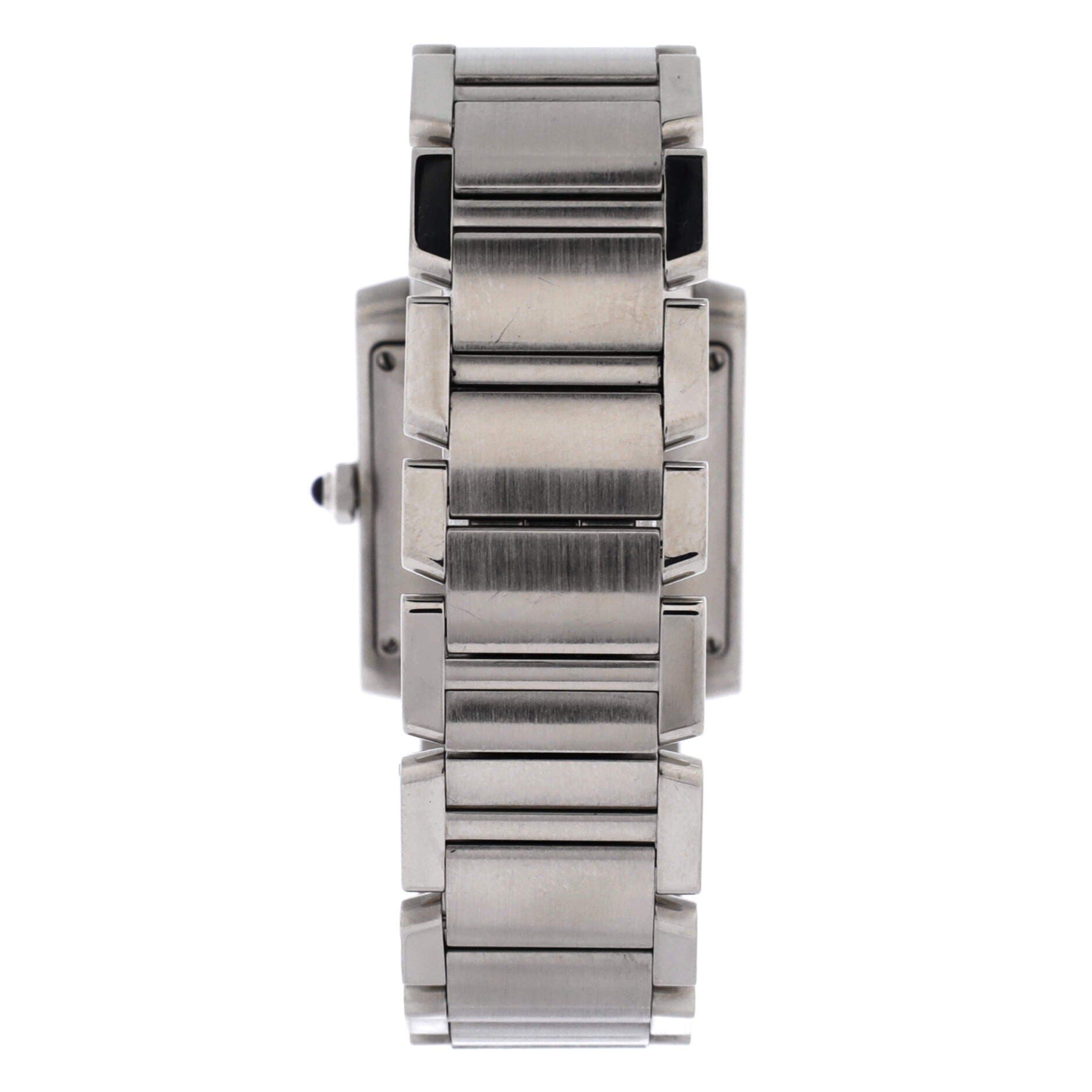 Tank Francaise Automatic Watch Stainless Steel 28, Alternate, color, Metallic Silver