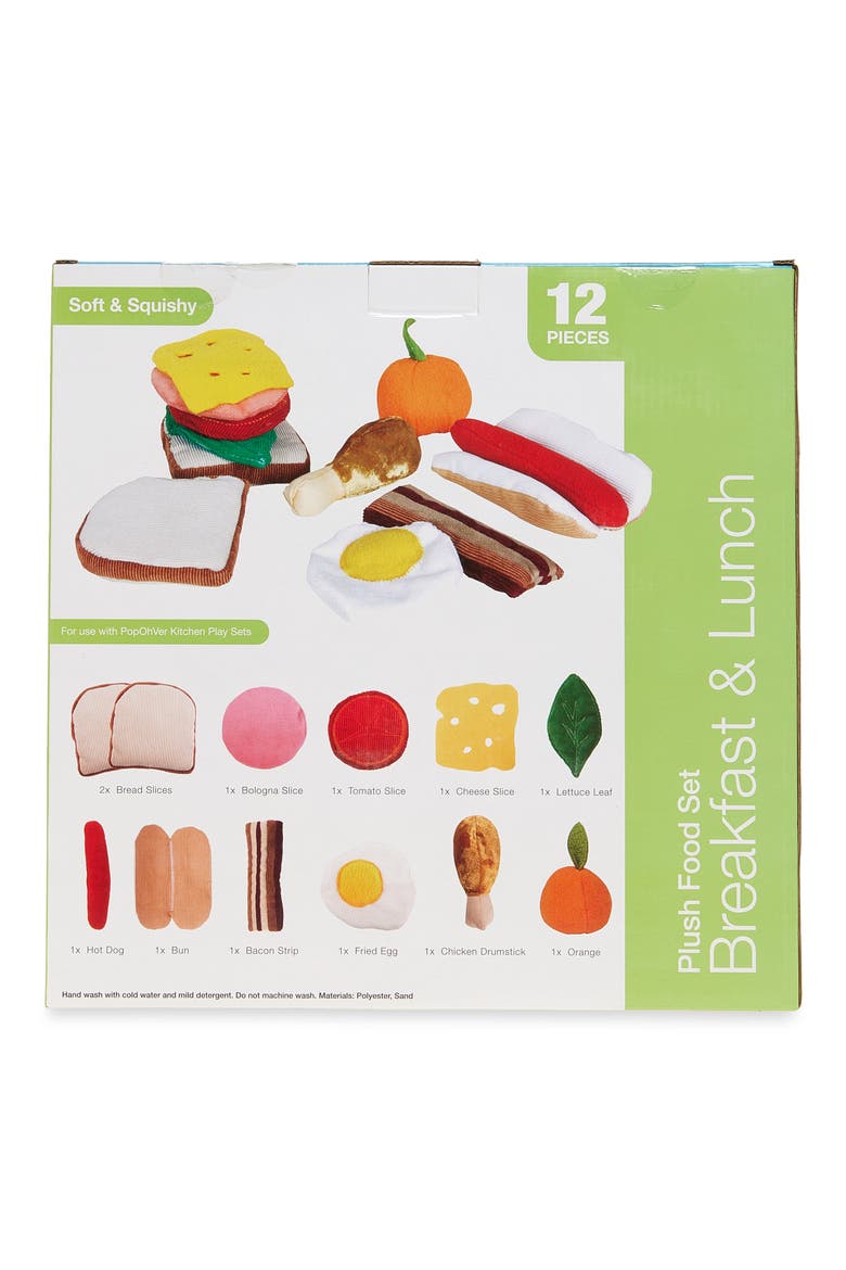 Plush Breakfast 12-Piece Play Set, Alternate, color, NO COLOR FAMILY