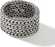 John Hardy Rata Chain Wide Band Ring, 12mm