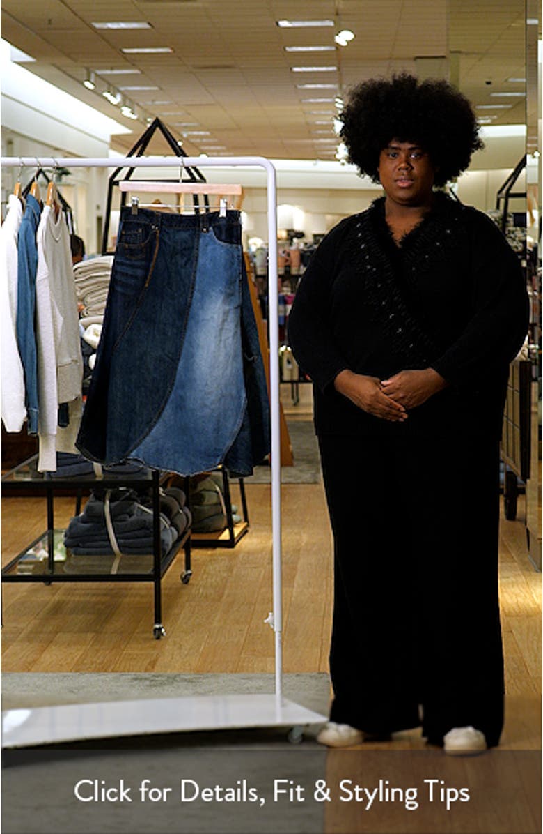 Patchwork A-Line Skirt, sales video thumbnail