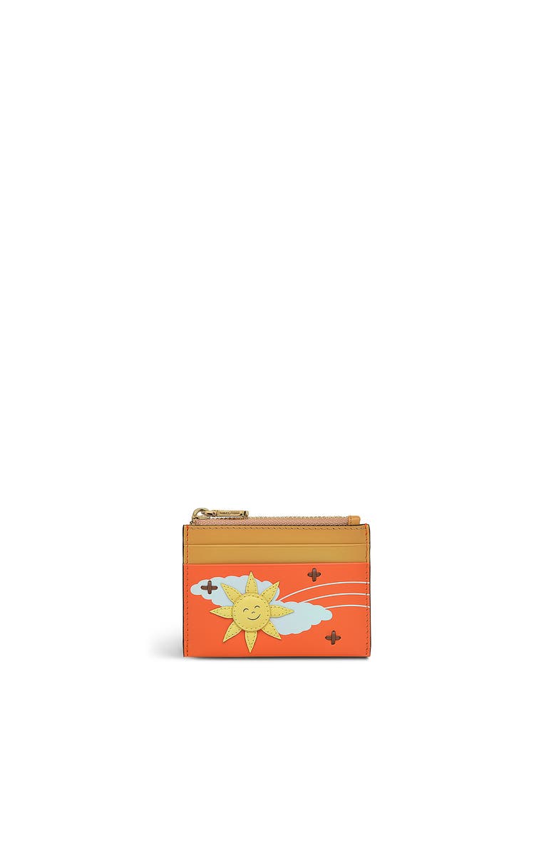 Radley Coin Street - Summer Sun Small Coin Purse, Main, color, Orange Peel
