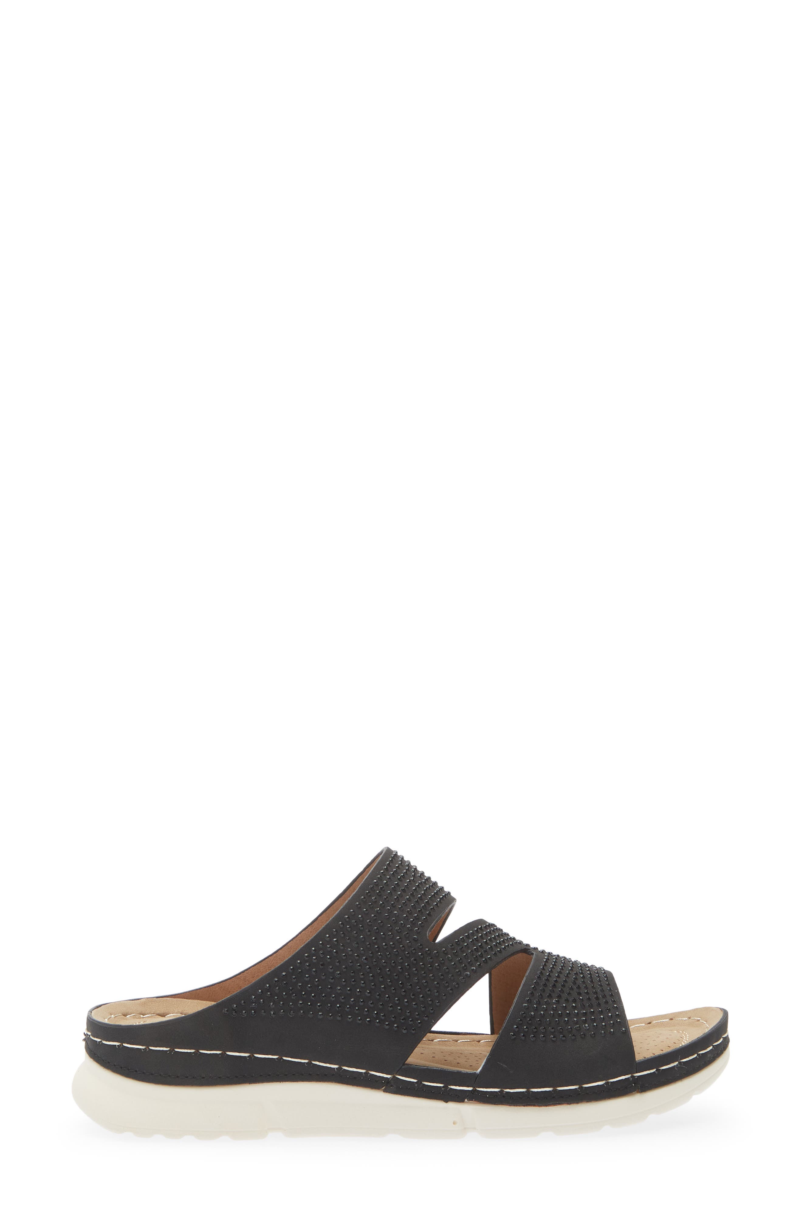 EXTREME BY EDDIE MARC Randa Slide Sandal, Alternate, color, Black