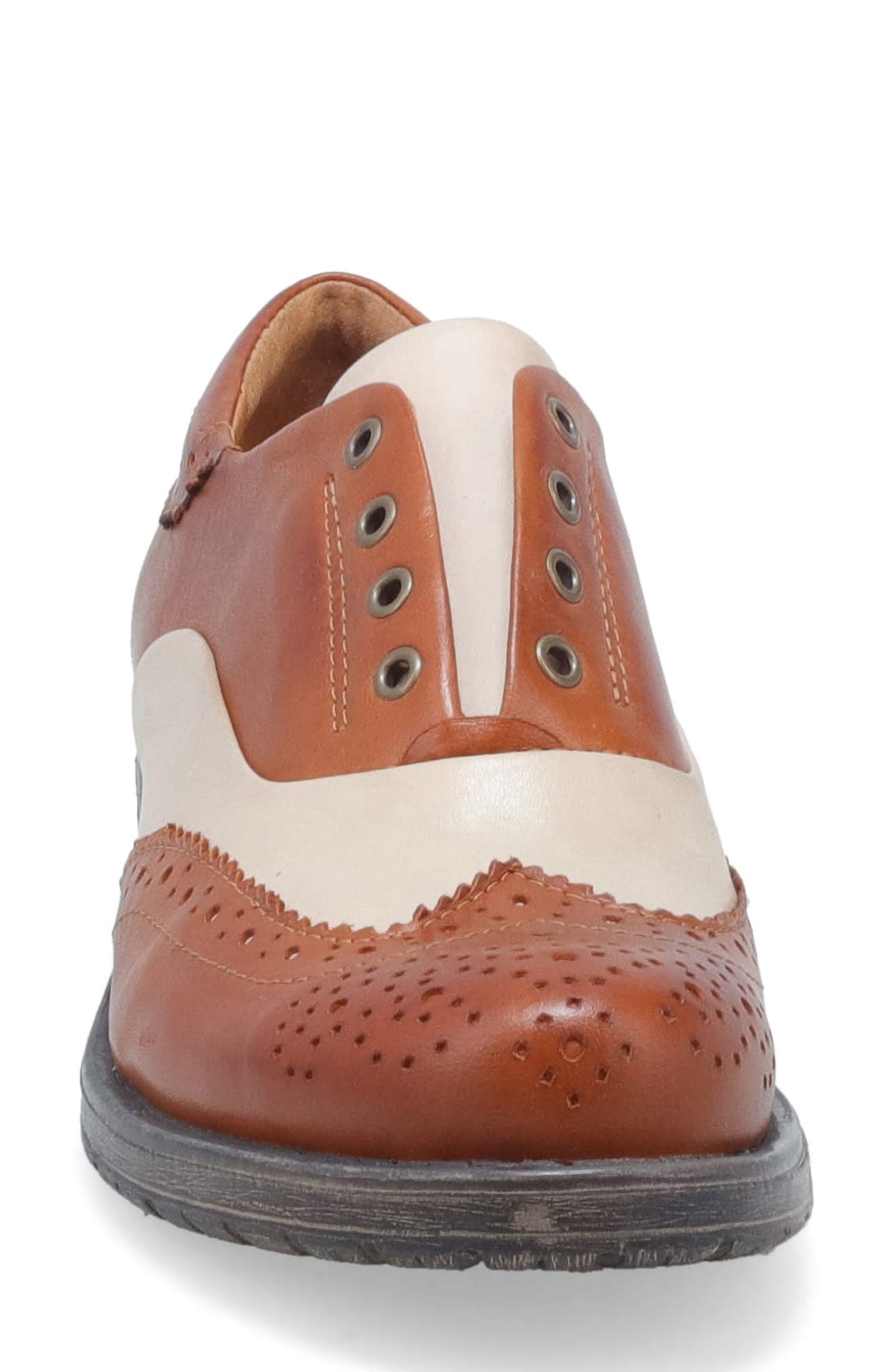 Peabody Spectator Wingtip Oxford, Alternate, color, BRANDY/CREAM