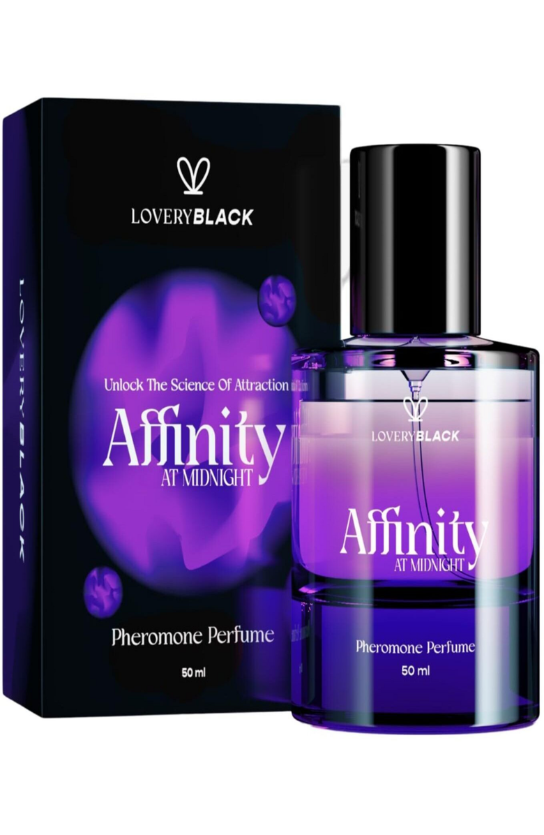 Lovery Affinity At Midnight Pheromone Perfume, Main, color, Clear / Dark Purple